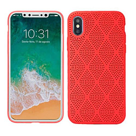Design Silicone Cases - RED for iPhone XR (Only Ground Shipping)