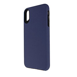 iPhone X / XS Shock Absorption Protective Dual Layer Case - NAVY BLUE (Only Ground Shipping)