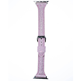 iWatch (38/40/41mm) Glitter Leather Band - 3 (Only Ground Shipping)