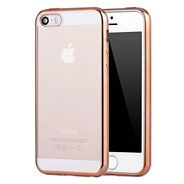 Chrome TPU ROSE GOLD for iPhone 5SE / 5S / 5G (Only Ground Shipping)