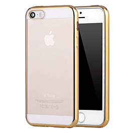Chrome TPU GOLD for iPhone 5SE / 5S / 5G (Only Ground Shipping)