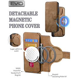 EVO Magnetic Phone Case - BROWN for Universal 6.4" (Only Ground Shipping)