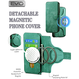 EVO Magnetic Phone Case - GREEN for Universal 6.4" (Only Ground Shipping)
