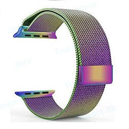 iWatch (42/44/45/49mm) Milanese Stainless Steel Band - MULTI COLOR (Only Ground Shipping)