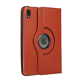 360 Degree Rotating Swivel Stand Case - BROWN for iPad Mini 6 / 7 (A17 Pro) (Only Ground Shipping)