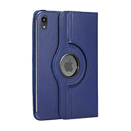 360 Degree Rotating Swivel Stand Case - DARK BLUE for iPad Mini 6 / 7 (A17 Pro) (Only Ground Shipping)