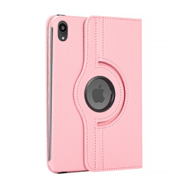 360 Degree Rotating Swivel Stand Case - LIGHT PINK for iPad Mini 6 / 7 (A17 Pro) (Only Ground Shipping)