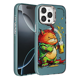 Animal Graffiti Design Wireless Charging Case - Style 10 for iPhone 12 / 12 Pro (Only Ground Shipping)