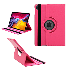 360 Degree Rotating Swivel Stand Case - HOT PINK for iPad Air 13 2024 / Pro 12.9 (3rd / 4th / 5th / 6th) (Only Ground Shipping)