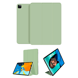 Smart Full Body Magnet Cover - LIGHT GREEN for iPad Pro 12.9 (3rd / 4th / 5th / 6th) / Air 13 2024 (Only Ground Shipping)