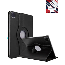 360 Degree Rotating Swivel Stand Case - BLACK for iPad Pro 13 (7th / 2024) (Only Ground Shipping)