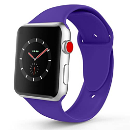 iWatch (42/44/45/49mm) Silicone Band - PURPLE (Only Ground Shipping)