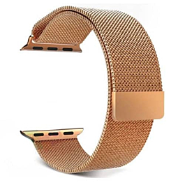 iWatch (38/40/41mm) Milanese Stainless Steel Band - ROSE GOLD (Only Ground Shipping)