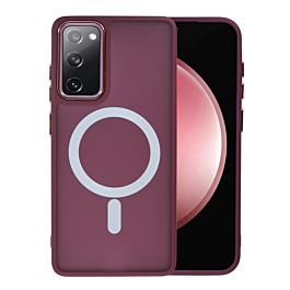 Galaxy S20FE New Magnetic Wireless Charging Case - CHERRY (Only Ground Shipping)