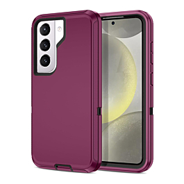 Heavy Duty Case for Galaxy S21 (MAROON & BLACK) (Only Ground Shipping)