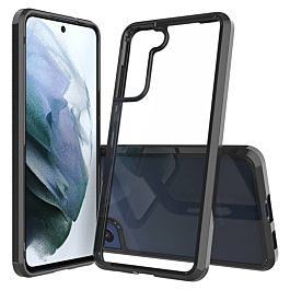 Galaxy S21 FE Hybrid Case with Air Cushion Technology - BLACK (Only Ground Shipping)