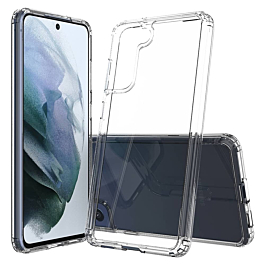 Galaxy S21 FE Hybrid Case with Air Cushion Technology - CLEAR (Only Ground Shipping)