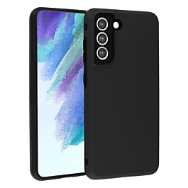 Full Cover New Design Silicone Case - BLACK for Galaxy S21 Plus (Only Ground Shipping)
