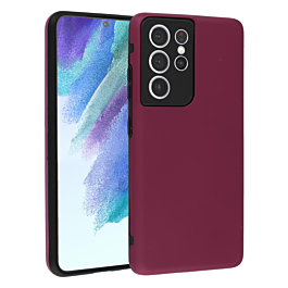 Full Cover New Design Silicone Case - CHERRY for Galaxy S21 Ultra (Only Ground Shipping)