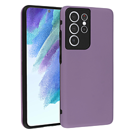 Full Cover New Design Silicone Case - LILAC for Galaxy S21 Ultra (Only Ground Shipping)