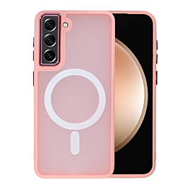 Galaxy S22 New Magnetic Wireless Charging Case - PINK (Only Ground Shipping)