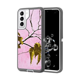 Heavy Duty Case for Galaxy S22 Plus (CAMO PINK) (Only Ground Shipping)