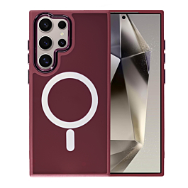 Galaxy S23 Ultra New Magnetic Wireless Charging Case - CHERRY (Only Ground Shipping)