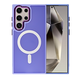 Galaxy S23 Ultra New Magnetic Wireless Charging Case - PURPLE (Only Ground Shipping)