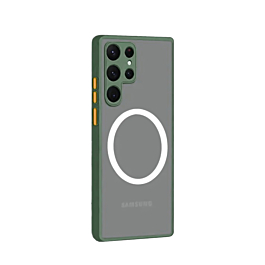 Galaxy S24 Wireless Charging Protector Matte Case - DARK GREEN (Only Ground Shipping)