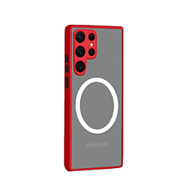 Galaxy S24 Wireless Charging Protector Matte Case - RED (Only Ground Shipping)