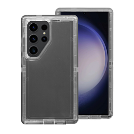 Transparent Shockproof Case - GRAY for Galaxy S24 / S25 (Only Ground Shipping)