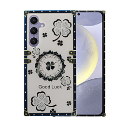 Galaxy S24FE Lucky Flowers Design Case - WHITE (Only Ground Shipping)