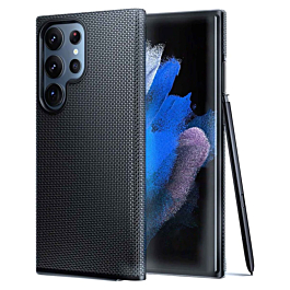 Galaxy S24 Ultra Shock Absorption Protective Dual Layer Case - BLACK (Only Ground Shipping)