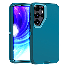 Heavy Duty Case for Galaxy S24 Ultra (TEAL) (Only Ground Shipping)