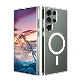 Galaxy S24 Ultra Wireless Charging Soft Clear Case (Full Bottom Close) (Only Ground Shipping)