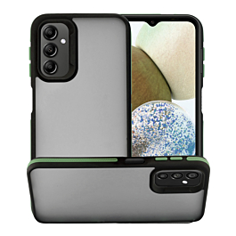 Galaxy S25FE Matte Silicone Frame Shockproof Case - GREEN (Only Ground Shipping)