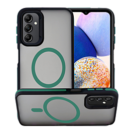 Bicolor Matte Magnetic Translucency Case - DARK GREEN for Galaxy S25FE (Only Ground Shipping)