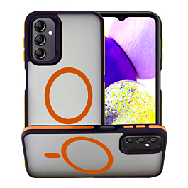 Bicolor Matte Magnetic Translucency Case - ORANGE for Galaxy S25FE (Only Ground Shipping)