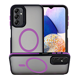 Bicolor Matte Magnetic Translucency Case - PURPLE for Galaxy S25FE (Only Ground Shipping)
