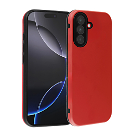 Full Cover New Design Silicone Case - RED for Galaxy S25 Plus (Only Ground Shipping)