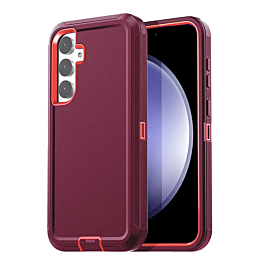 Heavy Duty Case for Galaxy S26 (MAROON & RED) (Only Ground Shipping)
