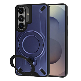 Galaxy S26 Rugged Magnetic Armor Case - NAVY BLUE (Only Ground Shipping)