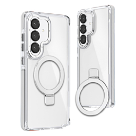 Magnetic Circle Stand with MagSafe Case - CLEAR for Galaxy S26 Plus (Only Ground Shipping)