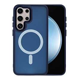 Galaxy S26 Ultra New Magnetic Wireless Charging Case - NAVY BLUE (Only Ground Shipping)