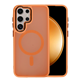 Galaxy S26 Ultra New Magnetic Wireless Charging Case - ORANGE (Only Ground Shipping)