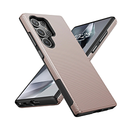 Galaxy S26 Ultra Shock Absorption Protective Dual Layer Case - ROSE GOLD (Only Ground Shipping)