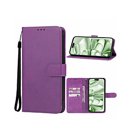 Leather Wallet Case with Card Slot - PURPLE for Galaxy S26 Ultra (Only Ground Shipping)