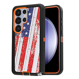 Heavy Duty Case for Galaxy S26 Ultra (CAMO ORANGE) (Only Ground Shipping)