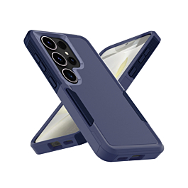 Dual Layers Shockproof Strong Case  w/Ring - BLUE for Galaxy S26 Ultra (Only Ground Shipping)