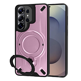 Galaxy S26 Ultra Rugged Magnetic Armor Case - ROSE GOLD (Only Ground Shipping)